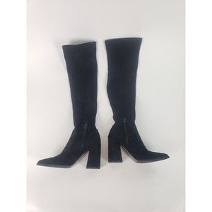 Steve Madden Tava women's Over the Knee Pointed Toe Sock Boots Size 6 Black